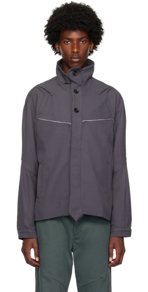 Kiko Kostadinov - Gray Ohne K-Dart Jacket