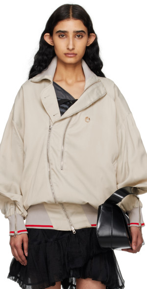 Kiko Kostadinov - Gray Sonia Bomber Jacket