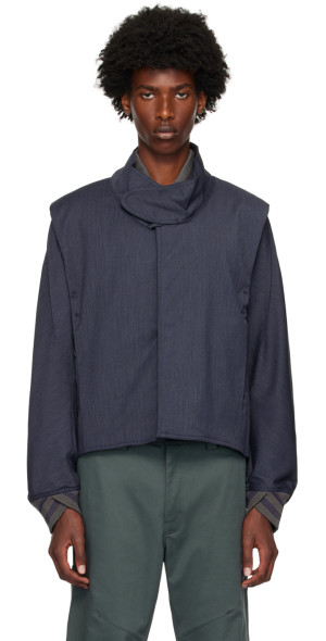 Kiko Kostadinov - Navy Ohne Bomber Jacket