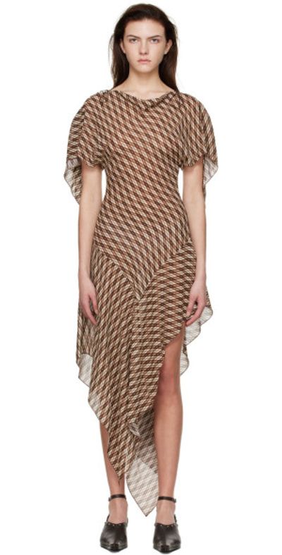 KNWLS - Brown Viscose Maxi Dress