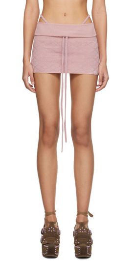 KNWLS KNWLS Pink Cali Miniskirt