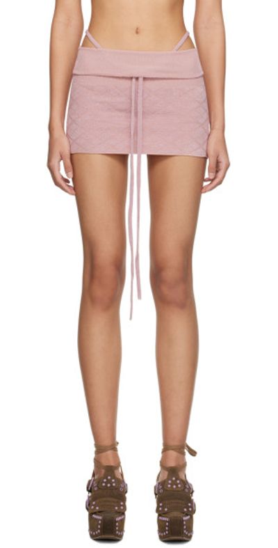 KNWLS KNWLS Pink Cali Miniskirt