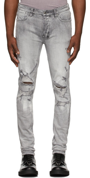 Ksubi - Grey Eratik Trashed Van Winkle Jeans