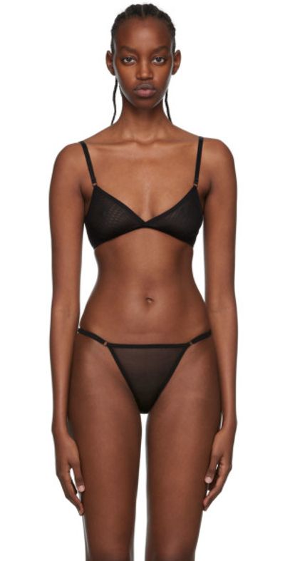KYE Intimates KYE Intimates Black Nylon Bra