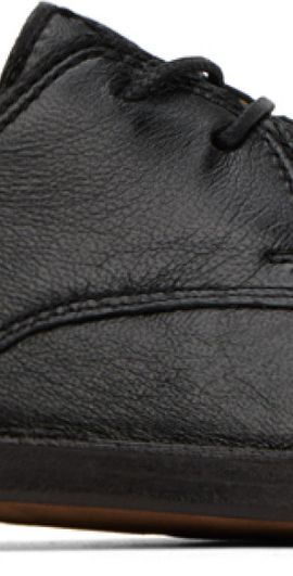LEMAIRE LEMAIRE Black Flat Laced Derbys