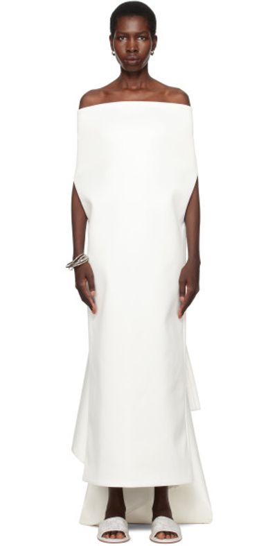 LII - SSENSE Exclusive Bridal Capsule Wrap Maxi Dress
