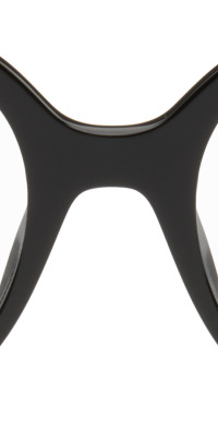 LOEWE LOEWE Black Anagram Oval Glasses