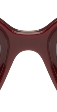 LOEWE LOEWE Burgundy Rectangular Sunglasses