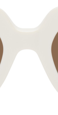 LOEWE LOEWE White Small Butterfly Screen Sunglasses