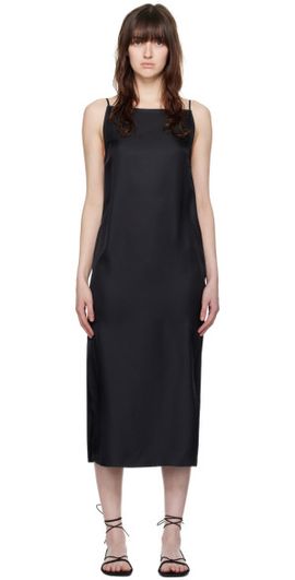 Loulou Studio Loulou Studio Black Sulum Midi Dress