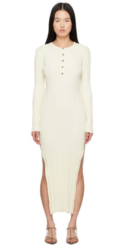 Loulou Studio Loulou Studio Off-White Eldara Maxi Dress