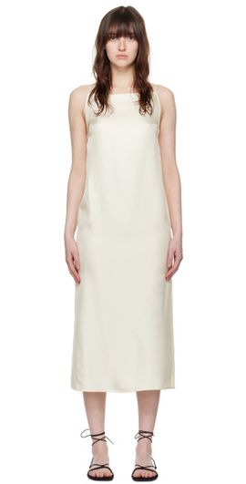 Loulou Studio Loulou Studio Off-White Sulum Midi Dress