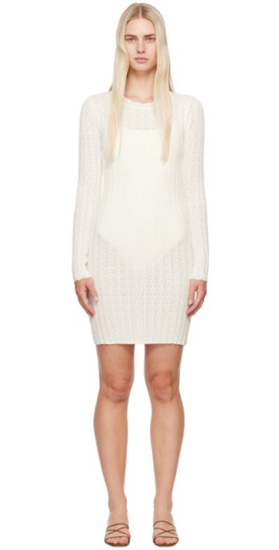 Loulou Studio Loulou Studio White Senty Minidress