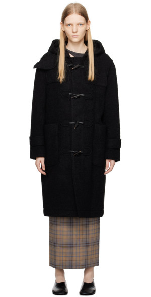 LOW CLASSIC - Black Duffle Coat