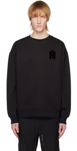 【Mackage】Men's Sweatshirt MAX-VT 2 Colors Mackage Men's MAX-VT Double Face Jersey Sweatshirt With