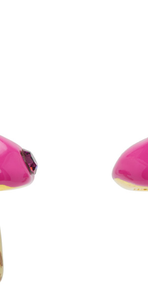 【関税込み】Marni SSENSE限定 ピンク Mushroom ピアス Marni - SSENSE Exclusive Pink Mushroom Earrings