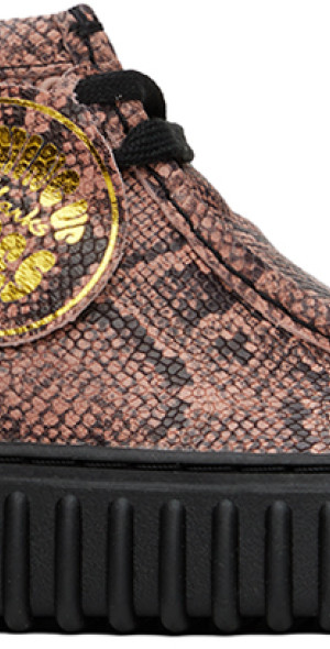 Martine Rose - Pink Clarks Edition Torhill Ankle Boots
