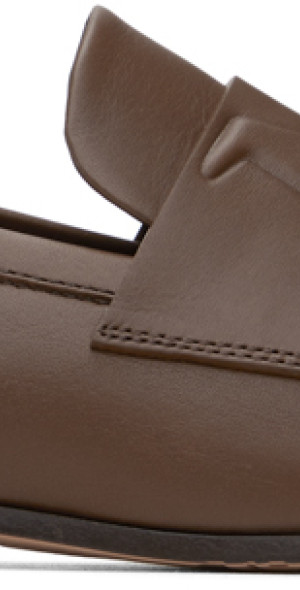 【関税込み】Max Mara ブラウン Lize ローファー Brown Lize Loafers by Max Mara on Sale