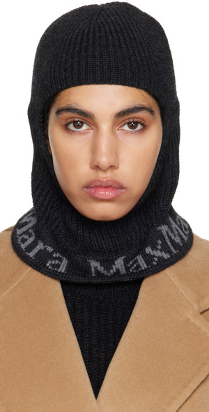 Max Mara - Gray Jacquard Balaclava