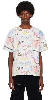 Members of the Rage - White 'Cozmo' T-Shirt