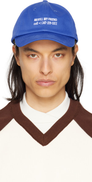 Meryll Rogge - Blue Embroidered Cap