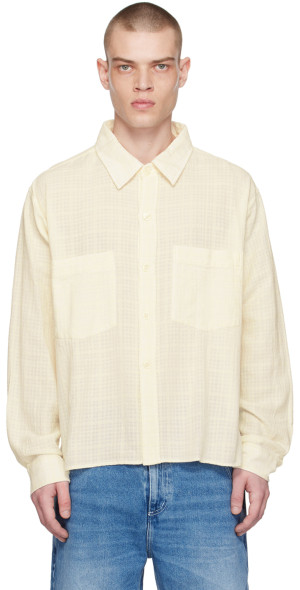 mfpen Principle Shirt オフホワイト　長袖シャツ mfpen - Off-White Principle Shirt