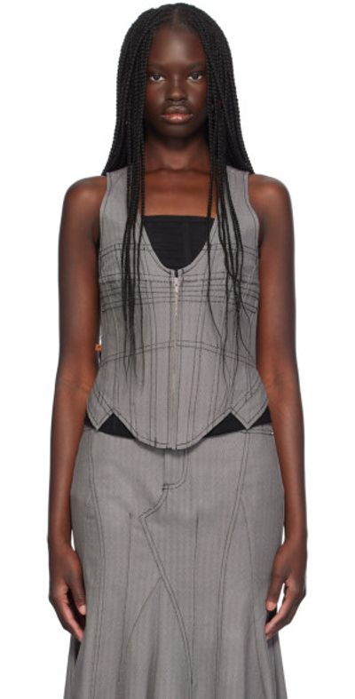 Miaou Miaou Black & White Dolly Corset