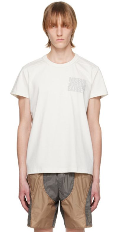 MISBHV MISBHV Off-White Jordan Barrett Edition Printed T-Shirt