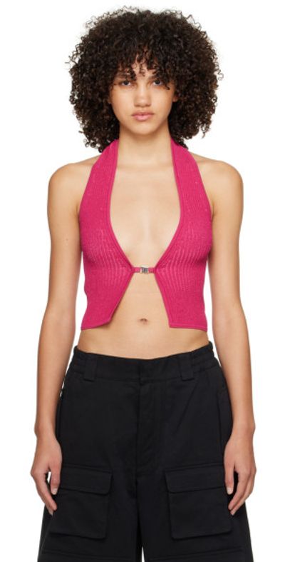 MISBHV MISBHV SSENSE Exclusive Pink Fully Fashioned Tank Top