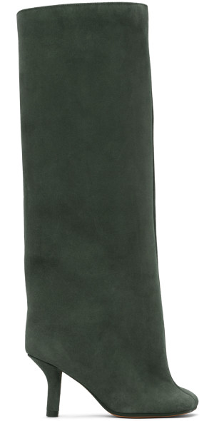 MM6 Maison Margiela - Green Anatomic Tall Boots