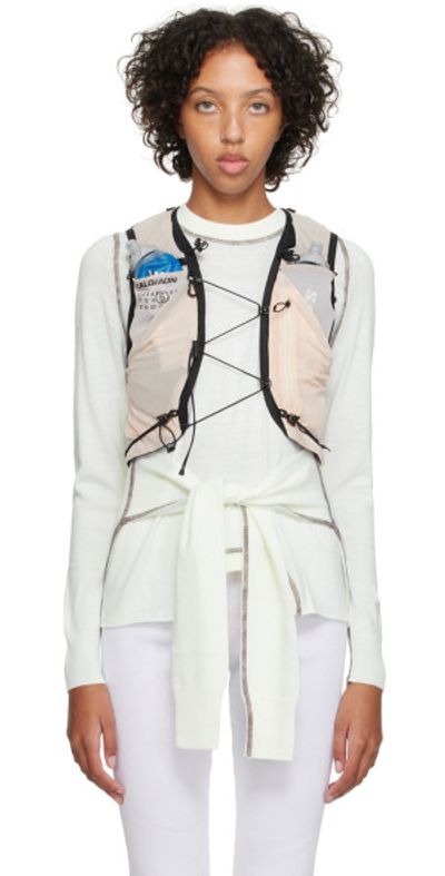 MM6 Maison Margiela Off-White Black Salomon Edition Vest