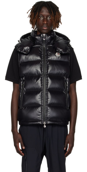 Bormes Moncler Puffer Vest Men Moncler Black Bormes Down Vest