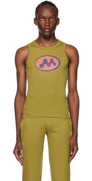 Mowalola - Khaki Walkman Tank Top