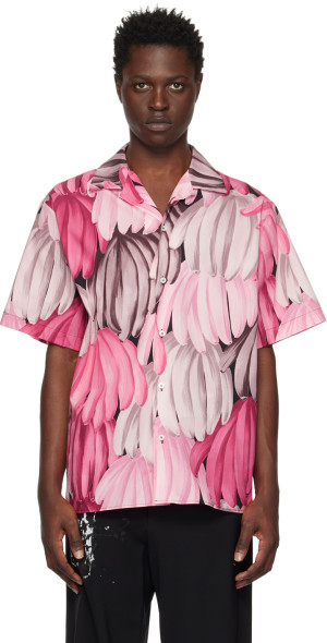 MSGM - Pink Bananas Shirt