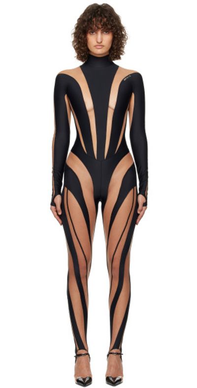 Mugler Black Iconic Jumpsuit