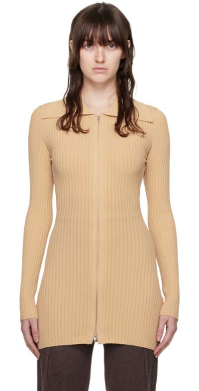 Nanushka Nanushka Beige Mardi Cardigan