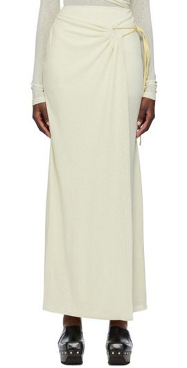 Nanushka Nanushka Green Macea Maxi Skirt