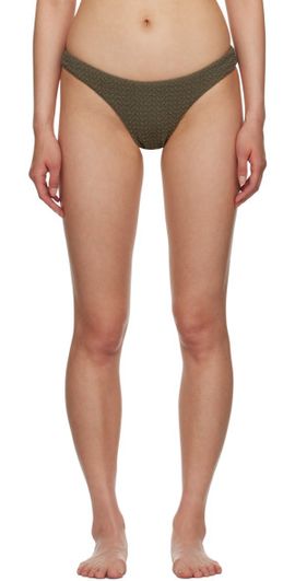 Nanushka Nanushka Khaki Manou Bikini Top