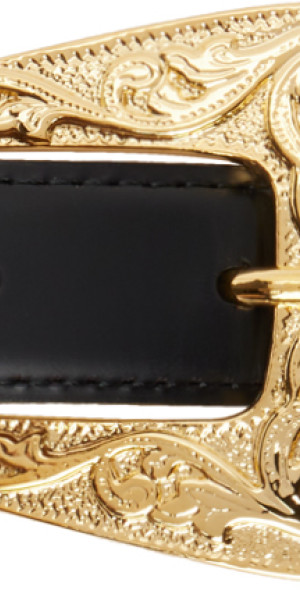NEEDLES - Black Papillon Western Tip Belt