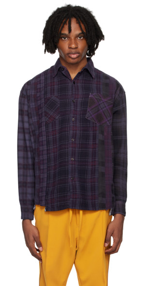 NEEDLES - Purple 7 Cuts Shirt