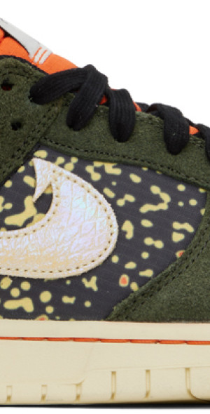 Nike - Green & Orange Dunk Low Retro SE Sneakers