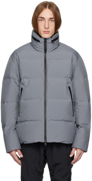 Norse Projects ARKTISK - Blue Stand Collar Down Jacket