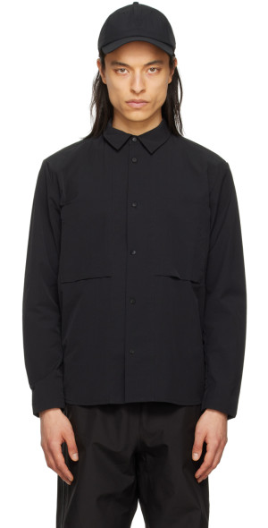 NORSE PROJECTS Black Jens Travel Light 2.0 Shirt