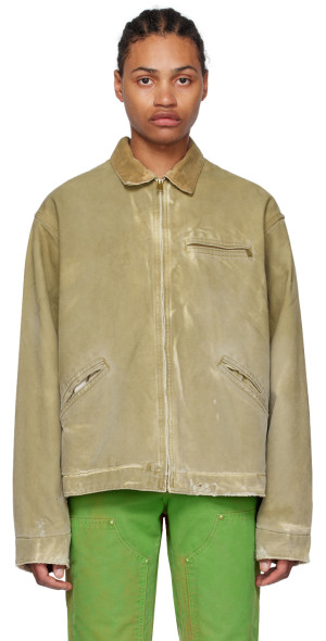 NotSoNormal - Beige Sprayed Jacket