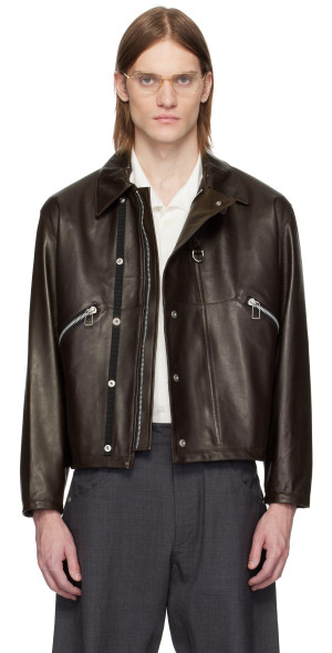 Omar Afridi - Brown Steel Jacket