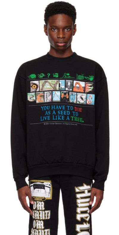 Online Ceramics - Black Old Wisdom Sweatshirt