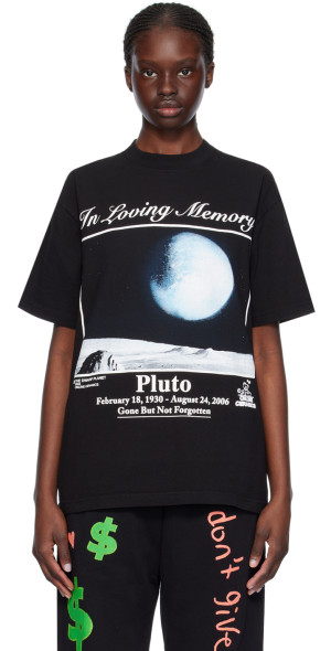 Online Ceramics - Black Pluto T-Shirt