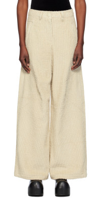 【OPEN YY】Khaki Color Block Lounge Pants パンツ OPEN YY - Khaki Color Block Lounge Pants