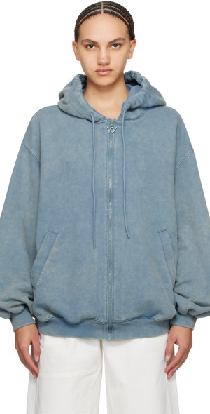 OPEN YY - Blue Wide Box Hoodie