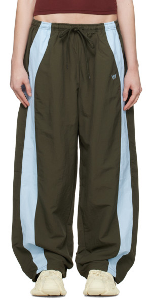 【OPEN YY】Khaki Color Block Lounge Pants パンツ OPEN YY】Khaki Color Block Lounge Pants パンツ